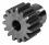 Spur gear with hub