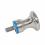 E+G knob HD, Acid-resistant, w/EPDM gasket, matt